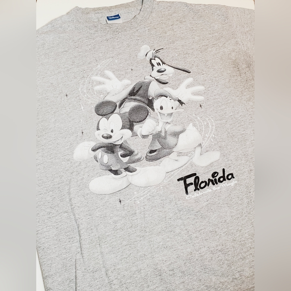 Vintage Disney Mickey Mouse and Friends Florida Celebrate The Magic T-Shirt Sz L